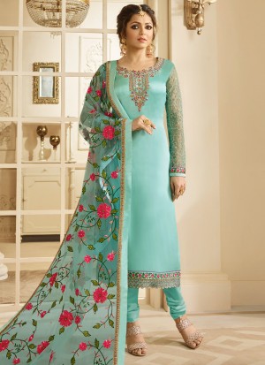 Party wear churidar suit outlet